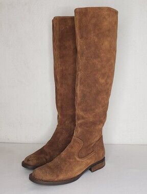 Born Tall Suede Over-the-Knee Boots in Ruatic Brown